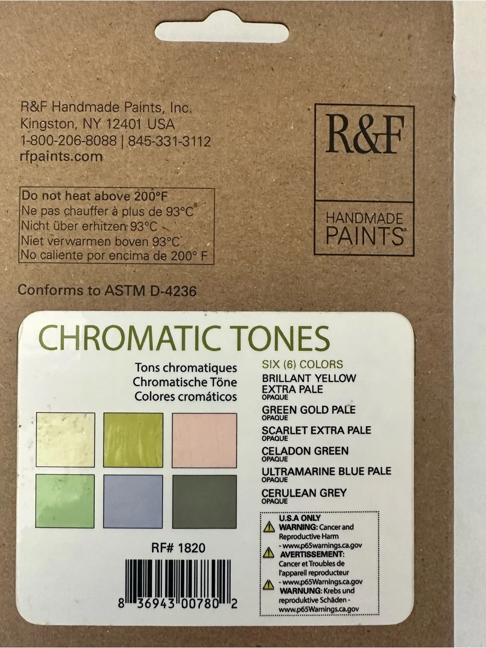 Encaustic Paint 6-Color Pastel Set - Soft Pastel Shades